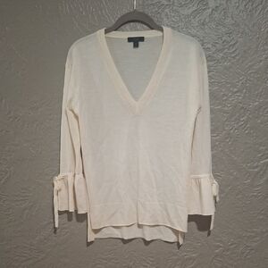 J. Crew Wome's Cream Knit Top Size XS